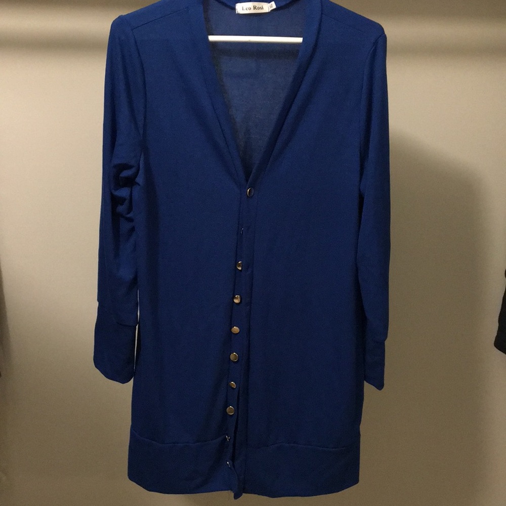 Leo Rosi dress.  Blue. XL